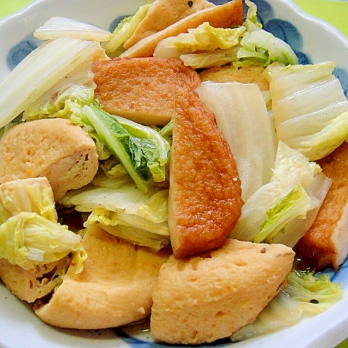 がんもどきと白菜さつま揚げの煮物